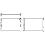 Replacement Plastic/Aluminum Radiator (See compatibility Chart)