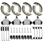 Front & Rear Brake Wheel Cylinders Shoes for Kawasaki Mule 600 610 (2005–2009)