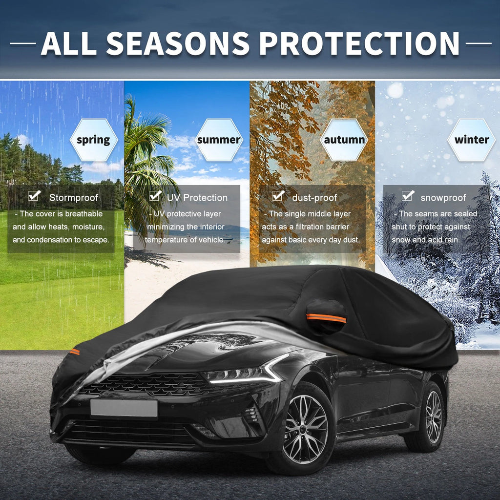 Waterproof 210D-PU Car Cover for Kia K5 (2021–2023)