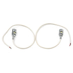 12V LED License Plate Light for Motorcycle Universal (Chrome)