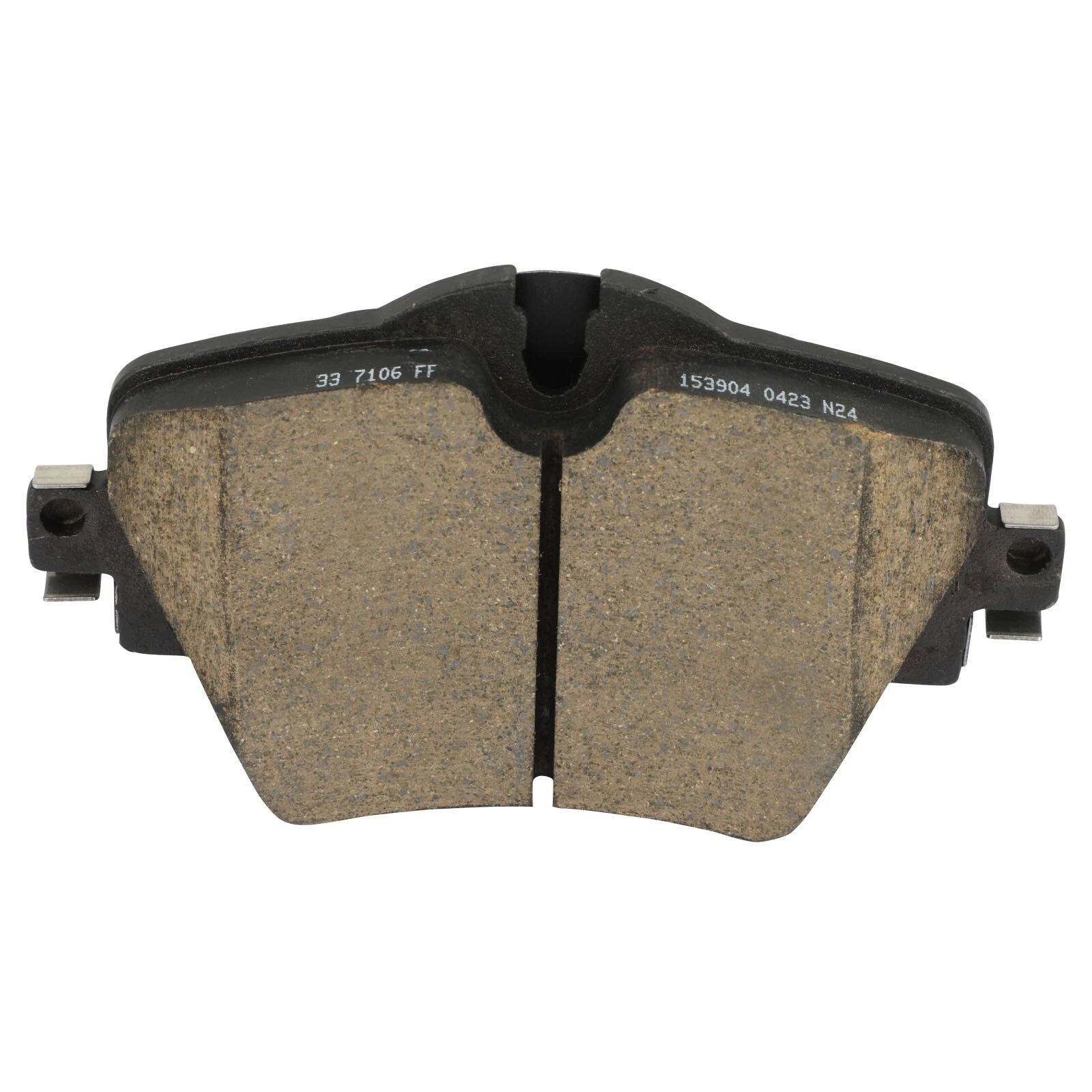 Set of 8 Ceramic Brake Pads with Hardware Kit for BMW X1 (2016–2022)