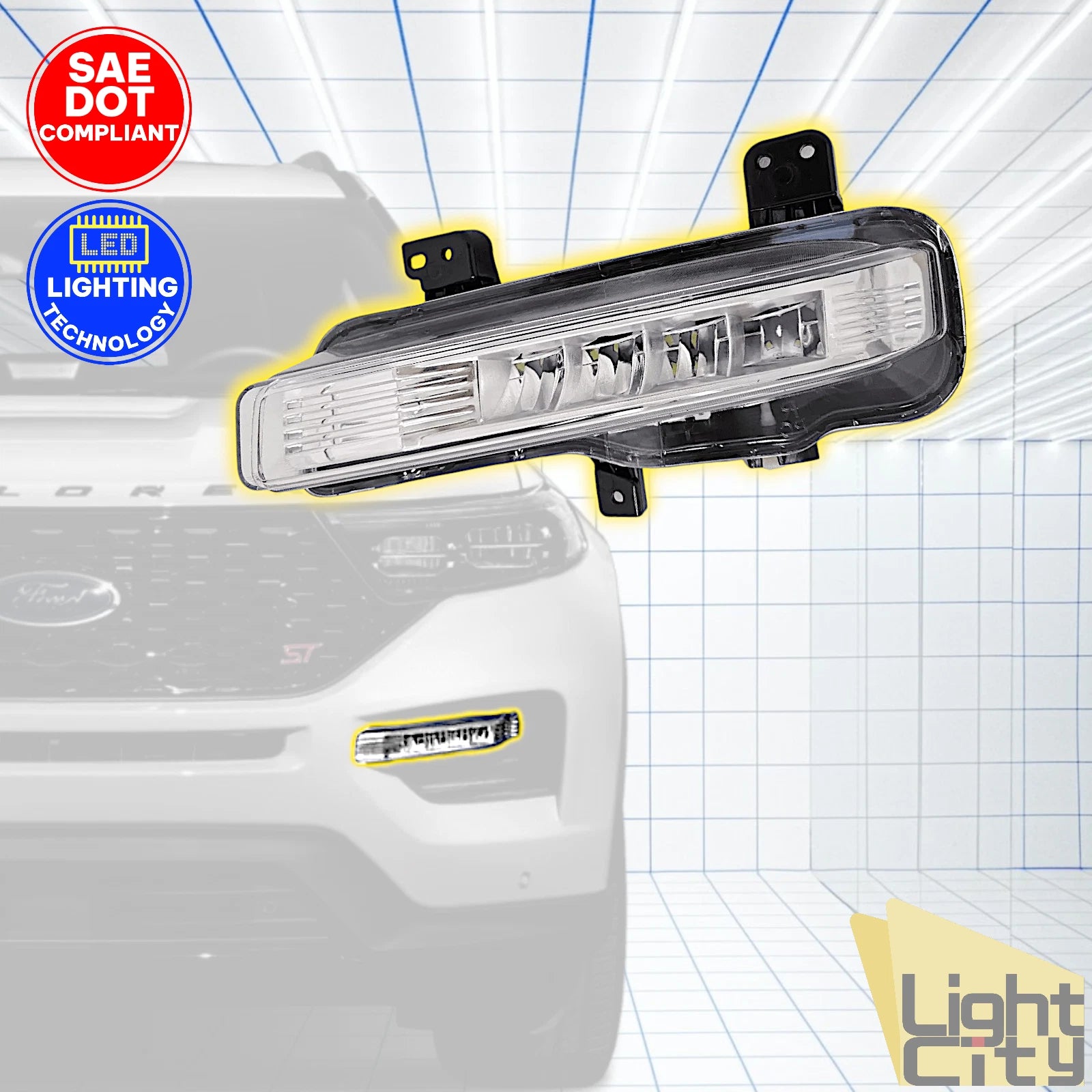 LED Fog Light for Ford Explorer (2020–2024) LH