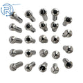 24 Pcs R8 Collet Set for CNC Machines (Precision 1/8" to 7/8")