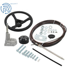 3/4" Rotary Steering System Outboard Kit for Boat (16 Feet)