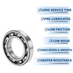 Deep Groove Ball Bearing 6215 for Scooter Skateboard Wheel (75x130x25mm)