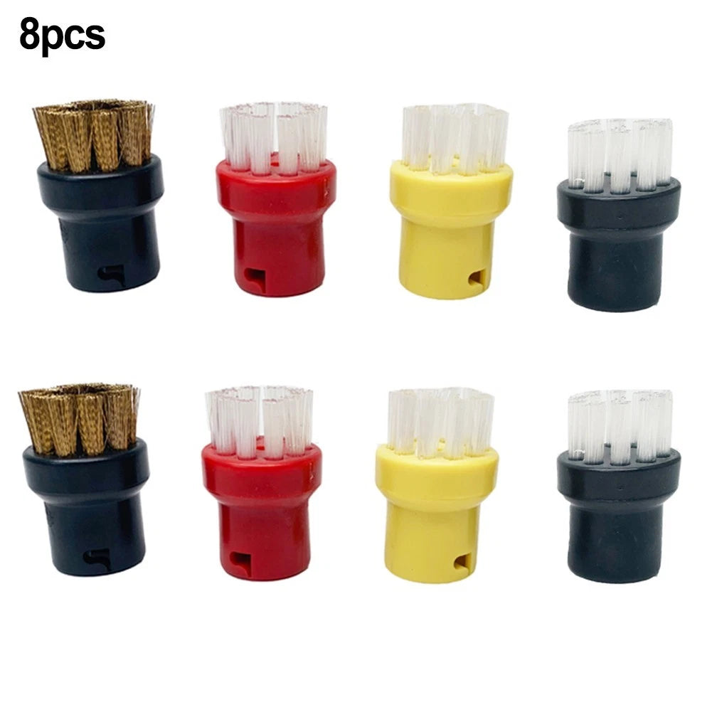 Set of 8 Nylon Brass Brush Nozzles for Karcher SC3 SC3.100 SC4 SC4.100