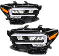 LED DRL Headlights Assembly Pair for Toyota Tacoma (2020–2023)