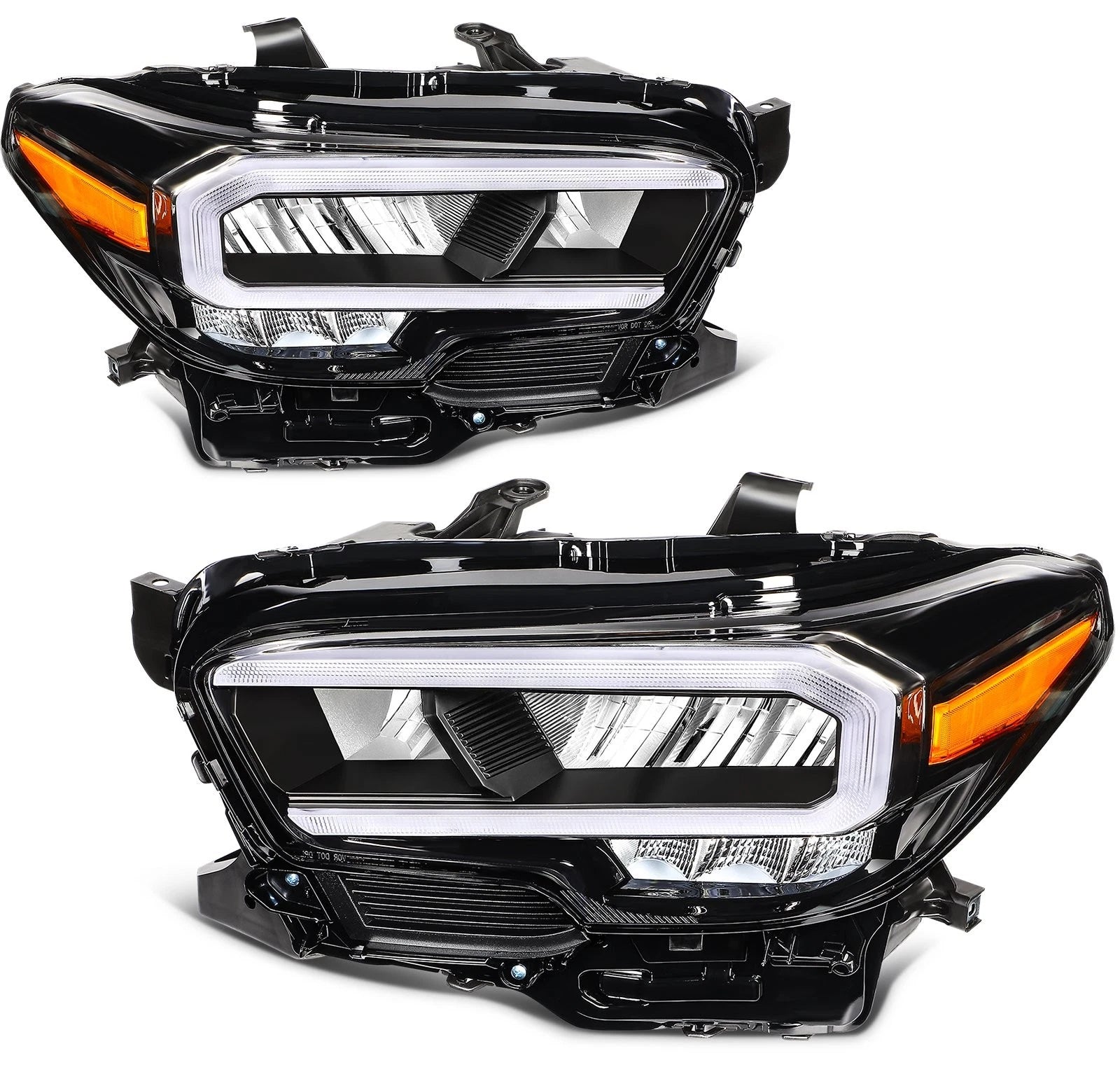 LED DRL Headlights Assembly Pair for Toyota Tacoma (2020–2023)