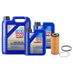 Oil Change Kit 7L Liqui Moly 5W-40 Hengst for Audi 3.0/3.2L