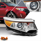 Right Side Projector Headlight for Ford Edge SE/SEL/Limited (2011–2014)