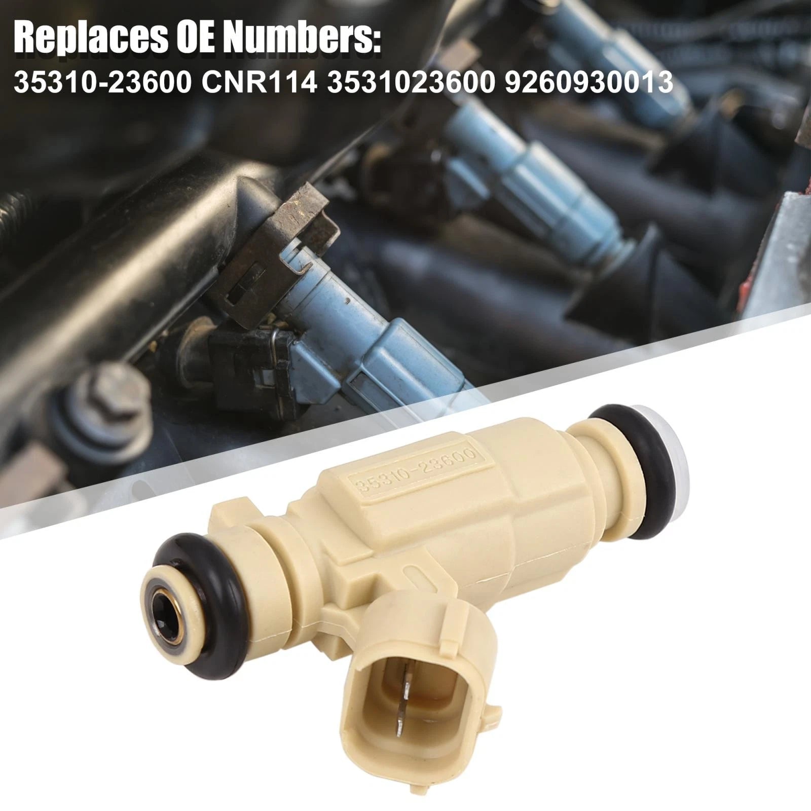 6pcs Fuel Injector 35310-23600 for Hyundai Tucson, Kia Soul (2005–2019)