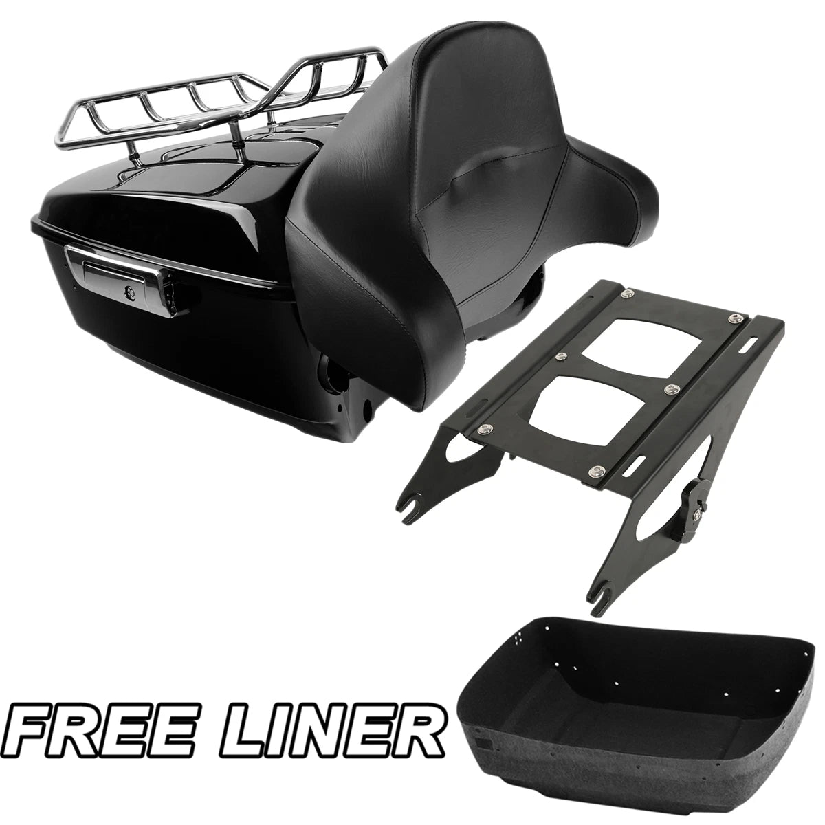 Trunk Pad Mount Rack for Harley Touring Electra Road Glide King (2014–2023)