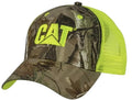 Caterpillar CAT Realtree AP Neon Green Camouflage Mesh Twill Cap/Hat