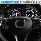 Inner Steering Wheel Cover Trim for Honda Accord (2018–2022) Carbon Fiber