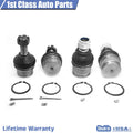 4Pcs Front Suspension Ball Joint Set for Ford F-250 F-350 Excursion (1994–2019)