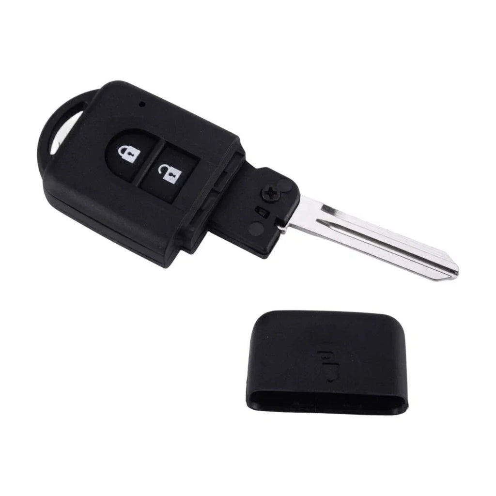 2 x Button Key Fob Case Shell for Nissan Qashqai Juke X-Trail Note Micra