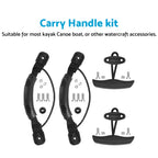 Canoe Kayak Side Mount Carry Handles with Pull T-Handle Cord Pad Eye