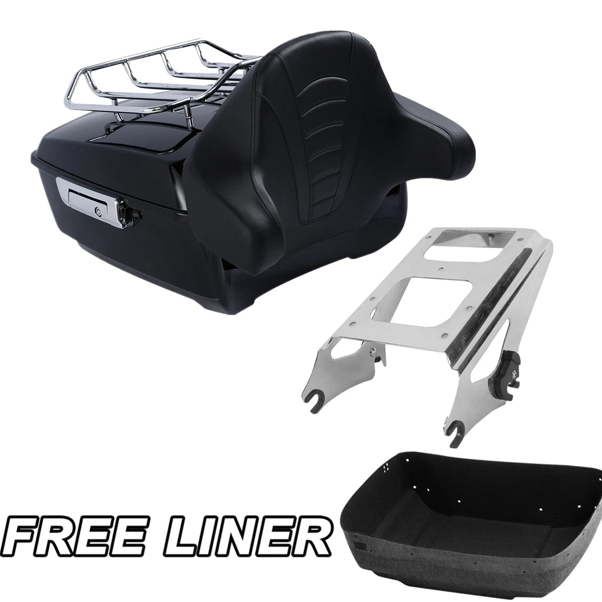 Trunk Backrest Pad for Harley Electra Glide (2009–2013)