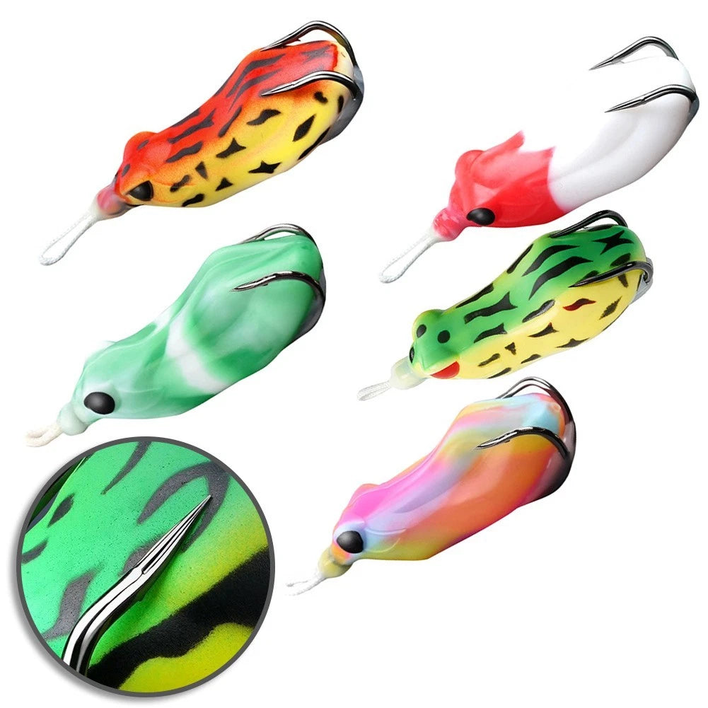Soft Topwater Noise Frog Lure 10g 14g for Black Bass Fishing