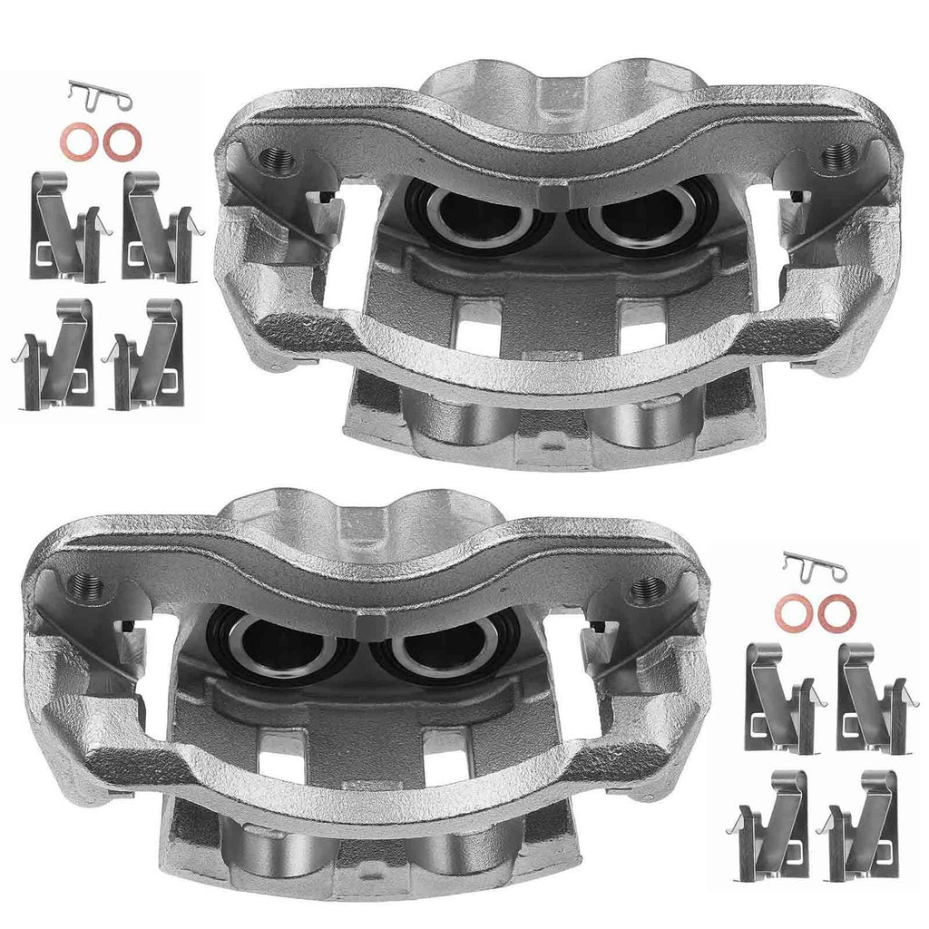 Pair Front Disc Brake Calipers for Chevrolet GMC Isuzu