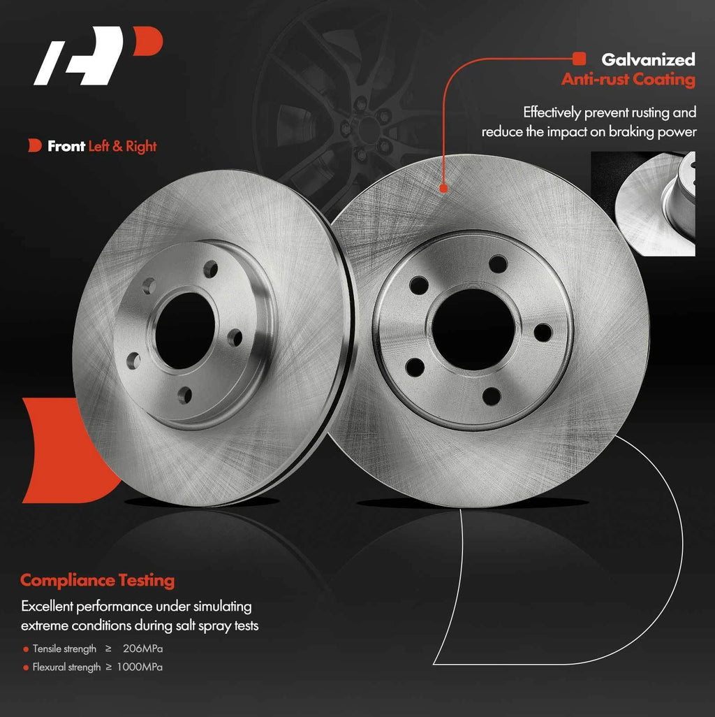 Front Side Disc Brake Rotors for Ford Transit Connect (2010-2013) 277.90 mm