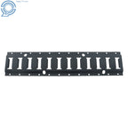 Set of 4 E Track Tie Down Rails with Steel O-Ring Anchors & Rope Tie Offs