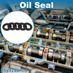 Set of 5 Oil Seal Rotary Shaft Seal for Various Models (25x42x6mm)