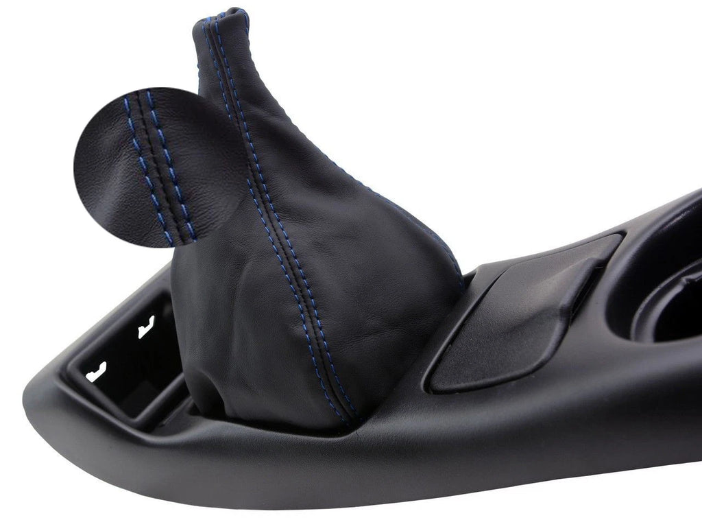 Shift Boot for Chevrolet Camaro (1997–2002) Blue Stitch PVC Leather