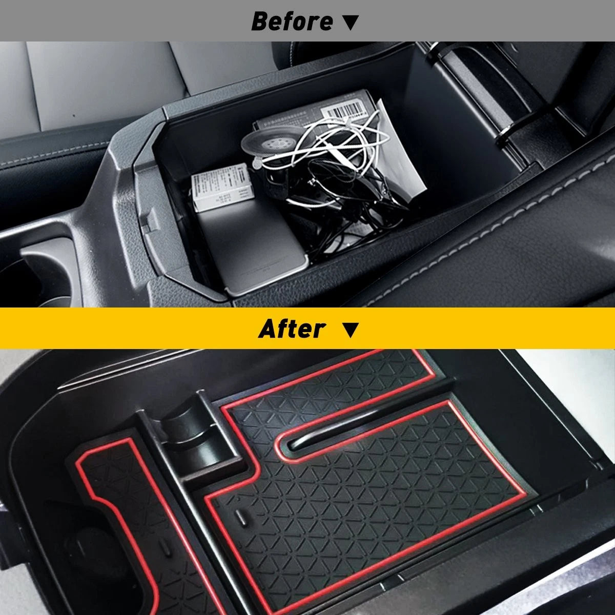 Center Console Armrest Organizer Tray for Toyota RAV4 (2019–2020)