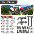 Engine Head Intake Exhaust Valve & Rocker Arm Kit for Honda CRF80F 2004–2013