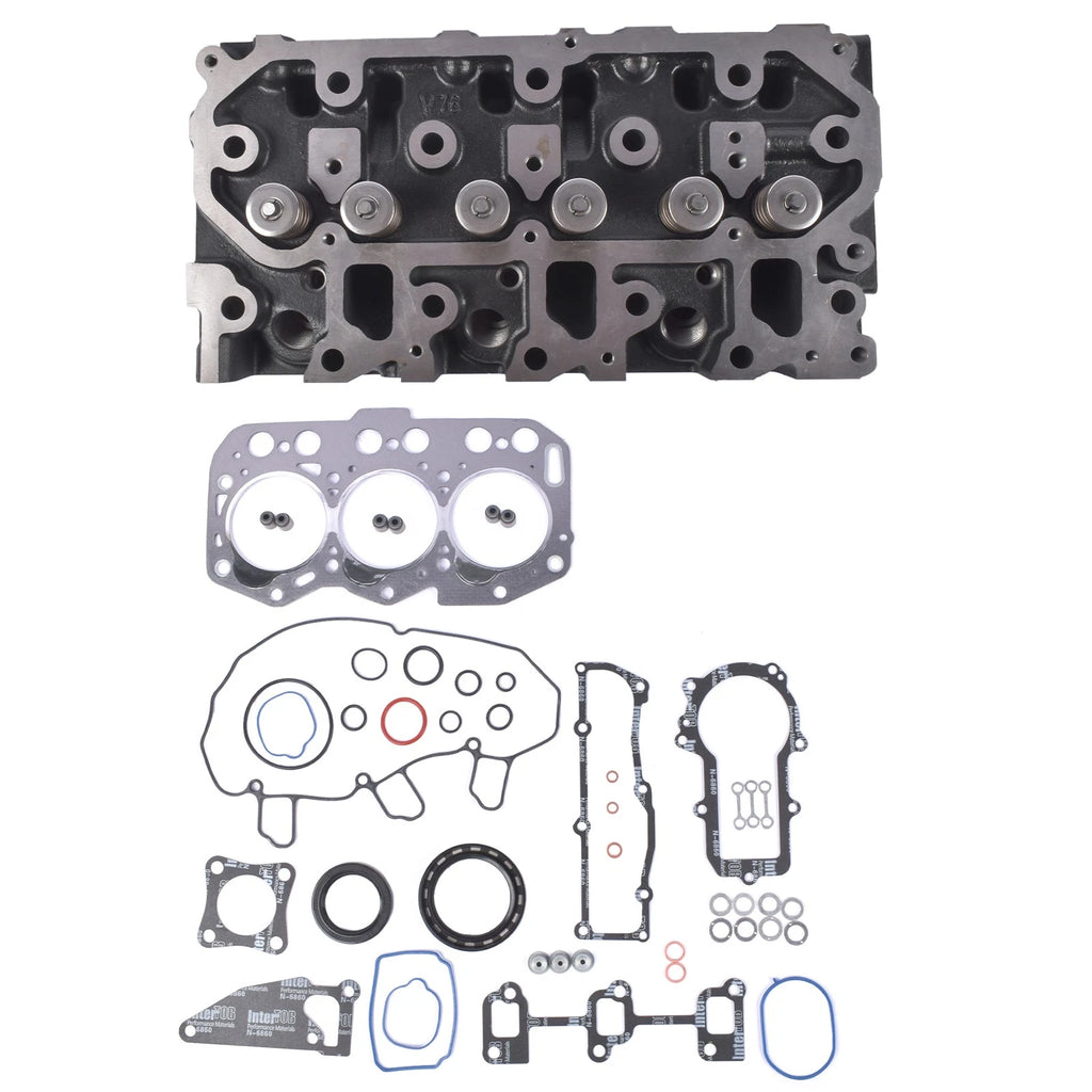 Cylinder Head and Gasket Set for Yanmar 3TNV76