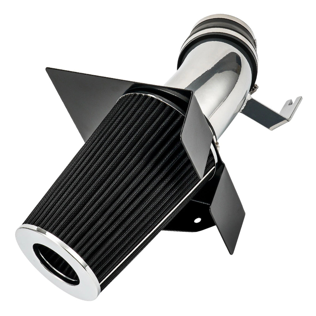 Cold Air Intake Kit for 97-98 Ford F-150 4.6L (4 in) + Black Filter