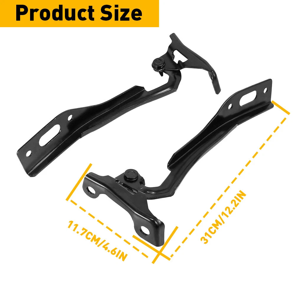 Set of 2 Hood Hinges for Honda Civic Sedan/Coupe (2012–2015)