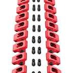 1.5 Ratio Red Aluminum Roller Rocker Arms for Small Block Chevy SBC 350 (1960–2002)
