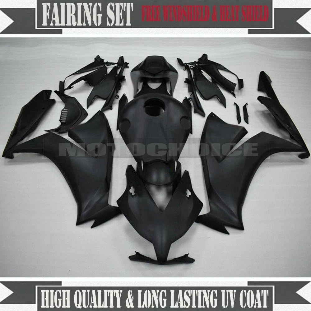 Set of 4 UV Coat Fairing Kit for Honda CBR1000RR (2012–2016) Matte Black