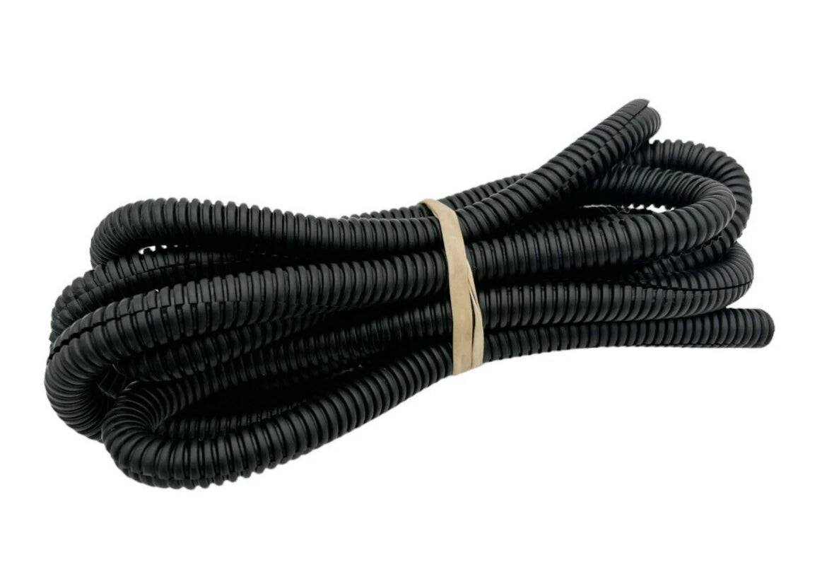 Wire Loom 3/8 Inch Universal 84 Inch Black for All Vehicles (Universal)