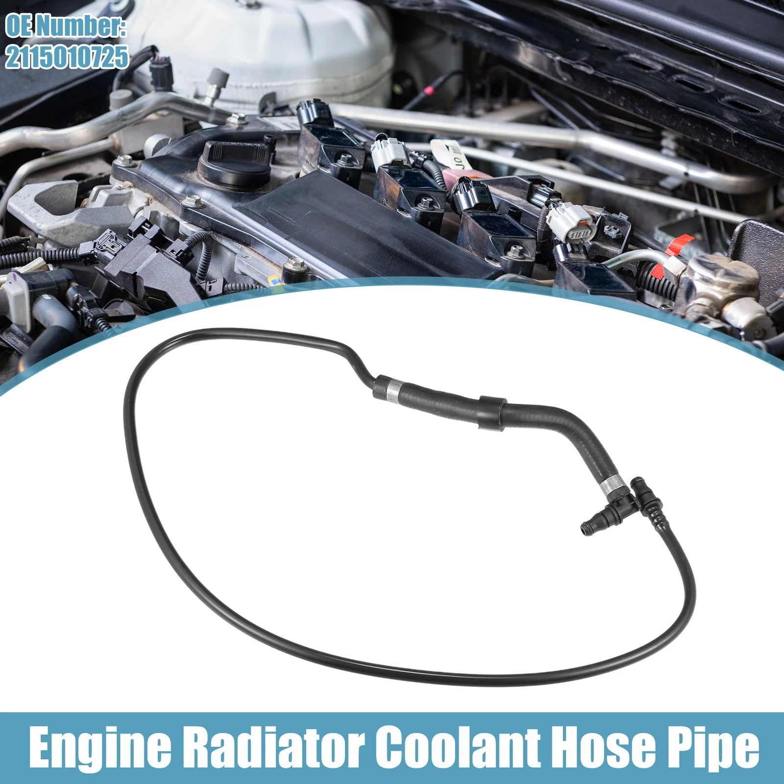 Coolant Heater Hose for Mercedes W211 S211 (2003–2009) No. 2115010725