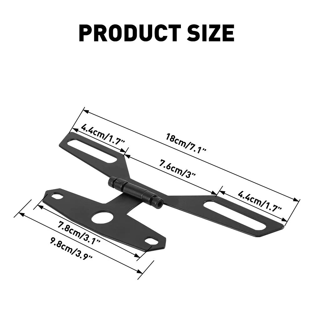 License Plate Holder Tail Light Tidy Bracket for Universal Motorcycle