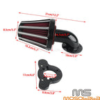 Chrome Air Filter Cleaner Intake for Harley Sportster Roadster XL883R (2004-2023)