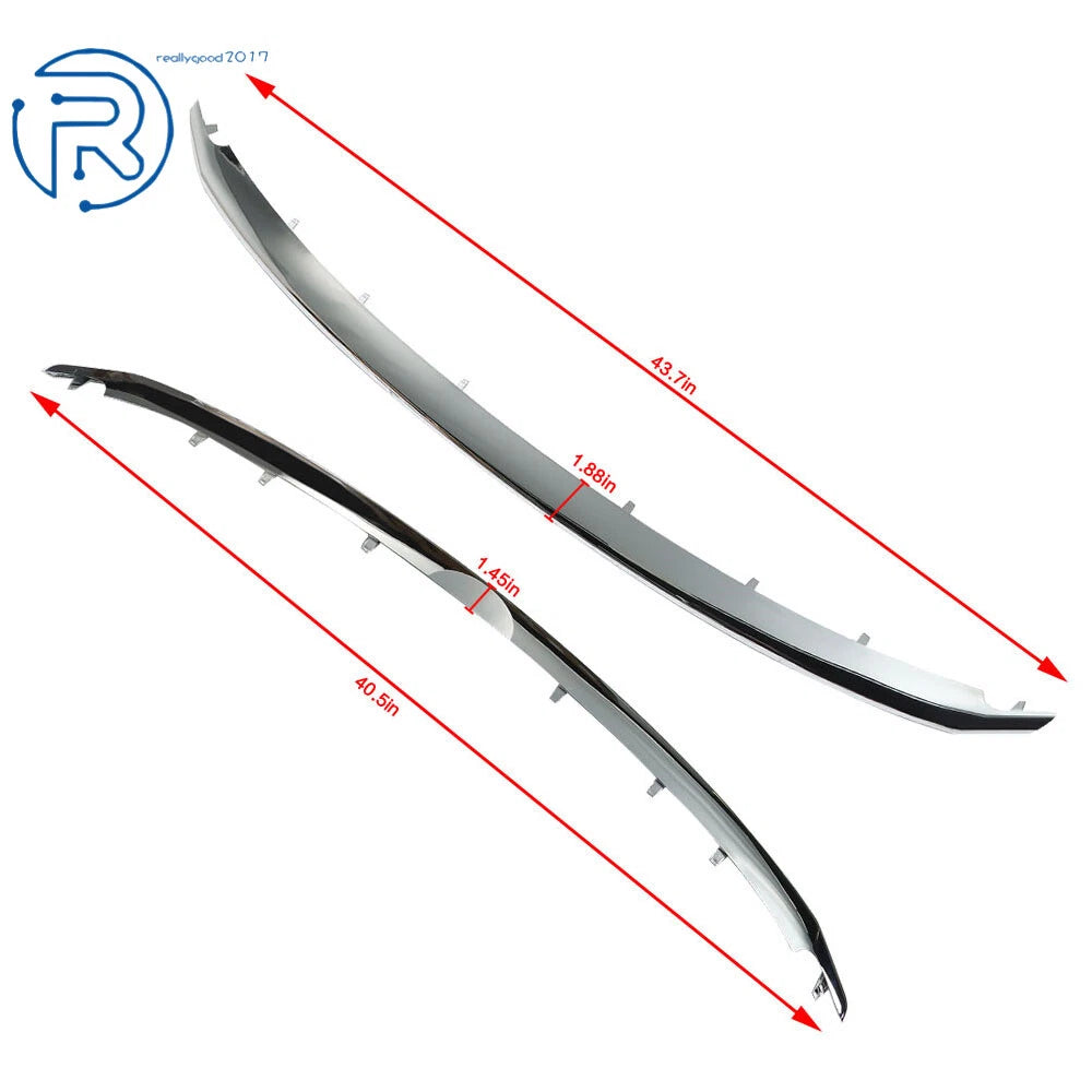 Chrome Upper and Lower Grille Trim for Ford Explorer (2011-2015)