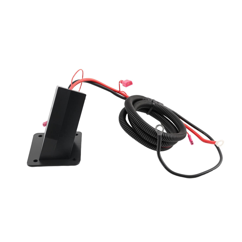 Electric Golf Cart Receptacle with Wiring Harness for EZGO TXT Medalist (2018–2023)
