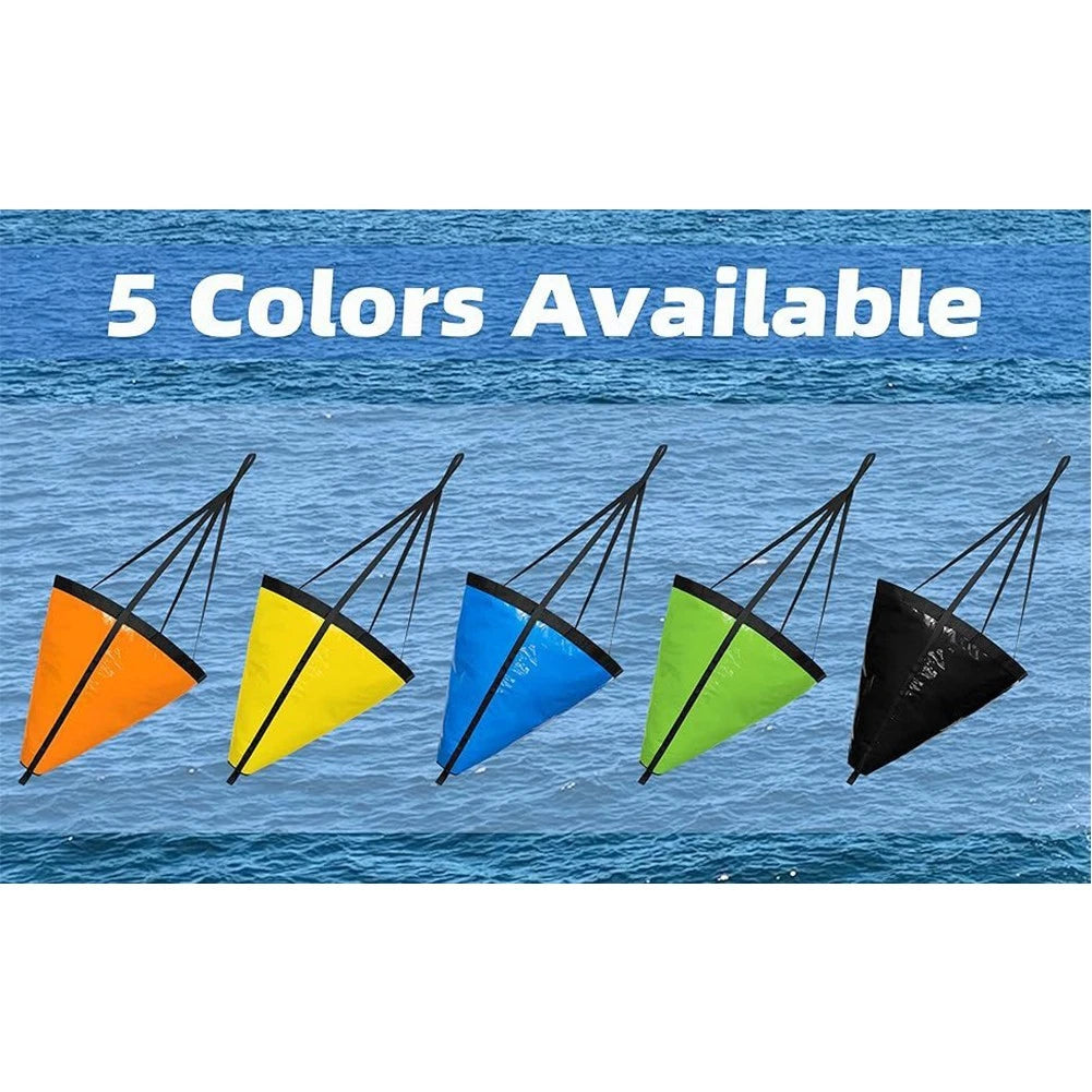 Drift Sock Sea Anchor Parachute for Recreational Boating (24in, 32in, 42in, 53in)