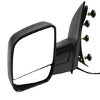 Set of 2 Black Power Manual Mirrors for Ford Econoline (2003–2014)