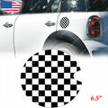Checkered Gas Cap Cover for Mini Cooper (2014–2019)