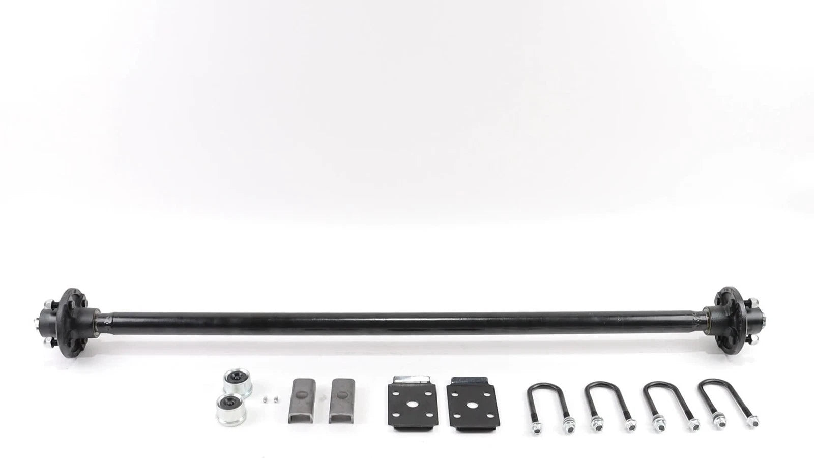 Set of 4 Trailer Axles for Light Trailers (2000 lbs Capacity)