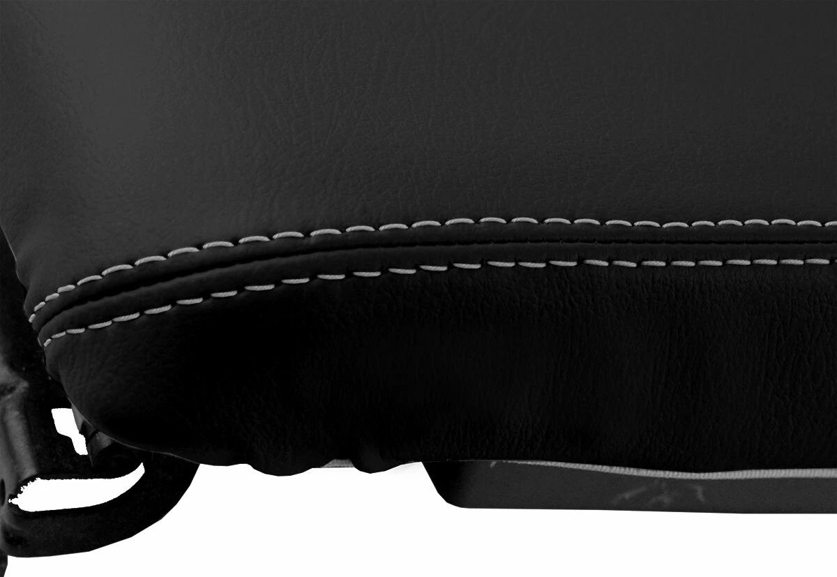 Console Lid Armrest Cover for Dodge Avenger (2008–2014) - Leather Gray Stitch