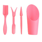Set of 4 Transplantation Scoops for Fleshy Plants