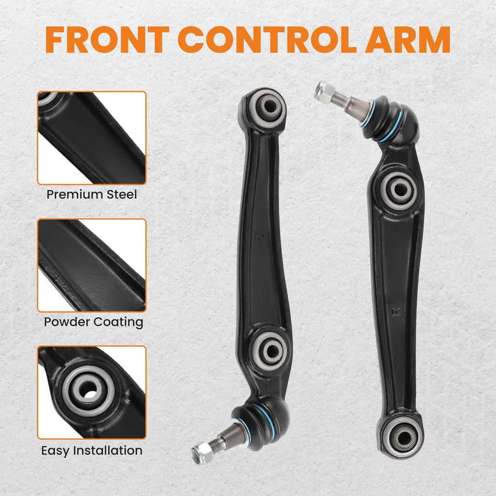 Set of 2 Front Lower Rearward Control Arms for BMW X5 X6