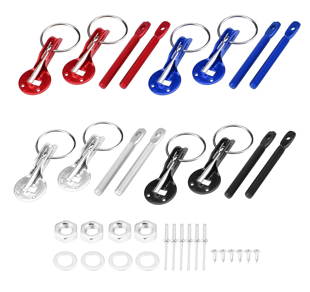 Hood Pin Lock Kit for Universal Cars (All Models)