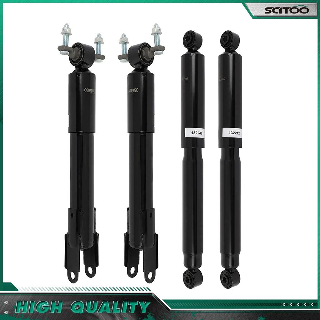 Set of 4 Front Rear Shocks Sway Bars Kit for Silverado Sierra 2500 3500 HD (2011–2019)